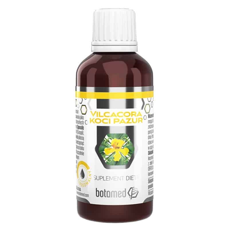 Vilcacora Koci Pazur w postaci liposomalnej Botamed - Wzmacnia organizm - 50 ml