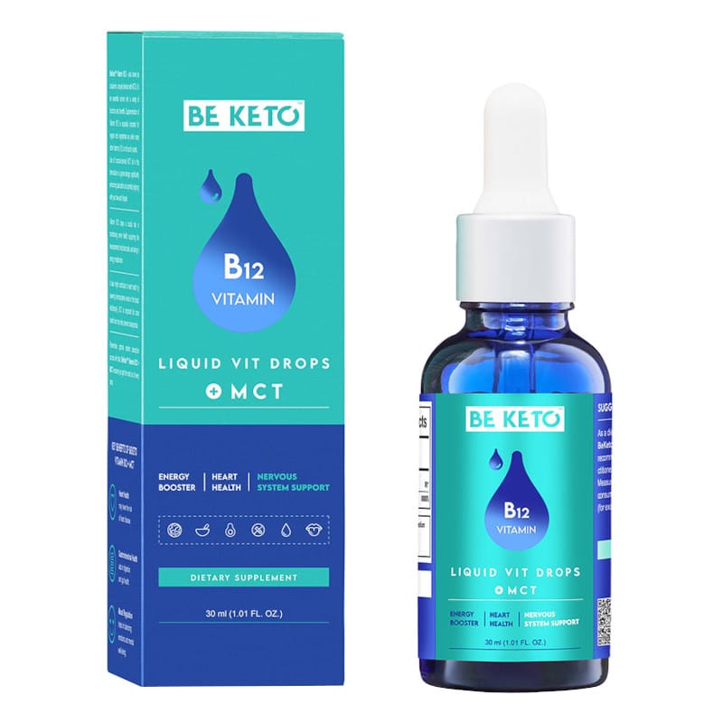 Witamina B12 z olejem MCT w kroplach BeKeto - 30 ml