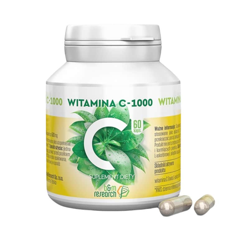Witamina C 1000 Botamed - Chroni organizm przed wolnymi rodnikami - 60 kapsułek