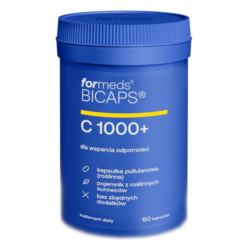 Witamina C 1000 Formeds Bicaps - Dla wsparcia odporności - 60 kapsułek