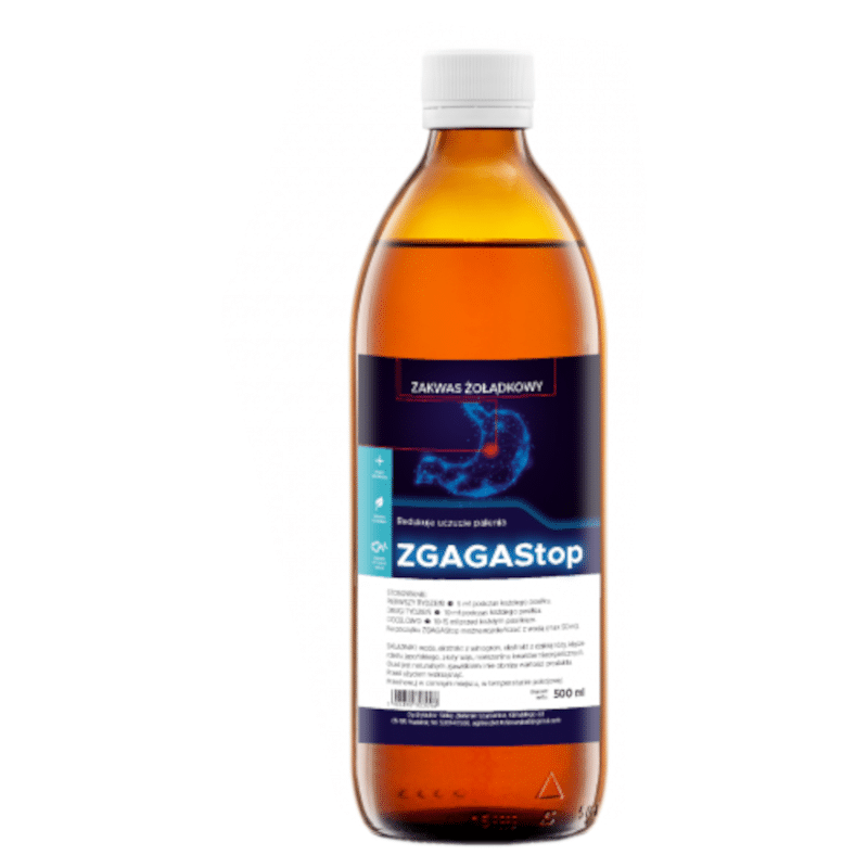 ZGAGAStop Zielana - Zakwas żołądkowy - 500 ml