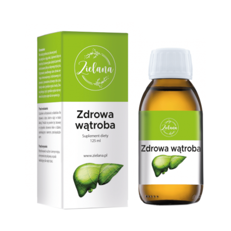 Zdrowa Wątroba Zielana - Wsparcie wątroby - 125ml