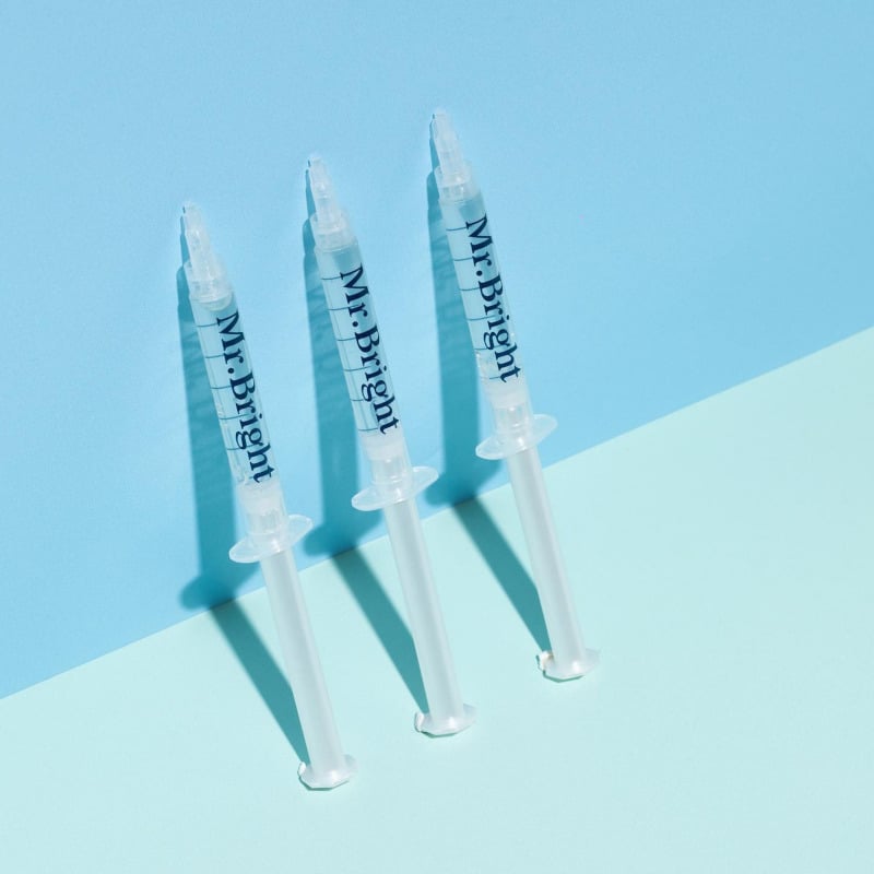 Żel do wybielania zębów Mr. Bright Whitening Refill Gels - opakowanie uzupełniające 3 strzykawki