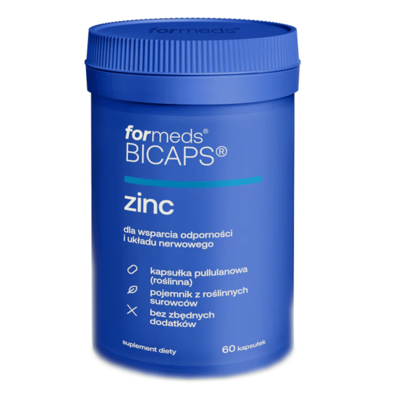 Zinc Formeds Bicaps - Dla wsparcia odporności i układu nerwowego - 60 kapsułek