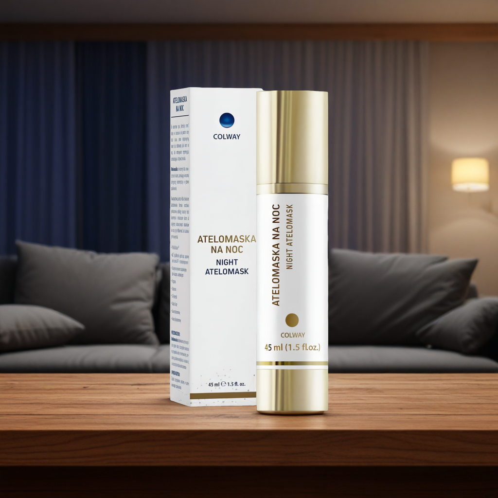 Atelomaska na Noc Colway - Całonocna intensywna regeneracja skóry - 45 ml