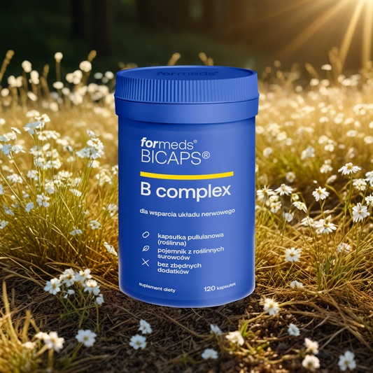 B complex Formeds Bicaps - Dla wsparcia układu nerwowego - 120 kapsułek