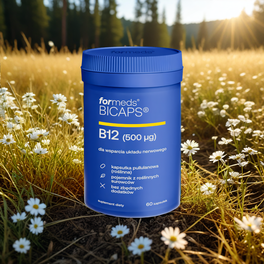 B12 Formeds Bicaps - Witamina w wysoko przyswajalnej formie - 60 kapsułek