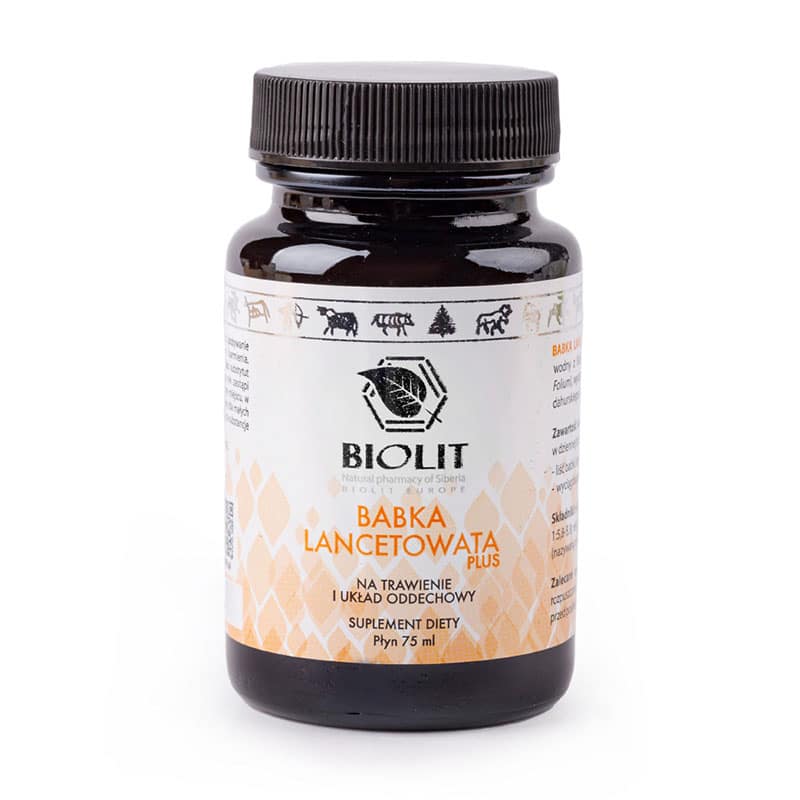 Babka lancetowata Plus BIOLIT - Na trawienie i układ oddechowy - 75 ml