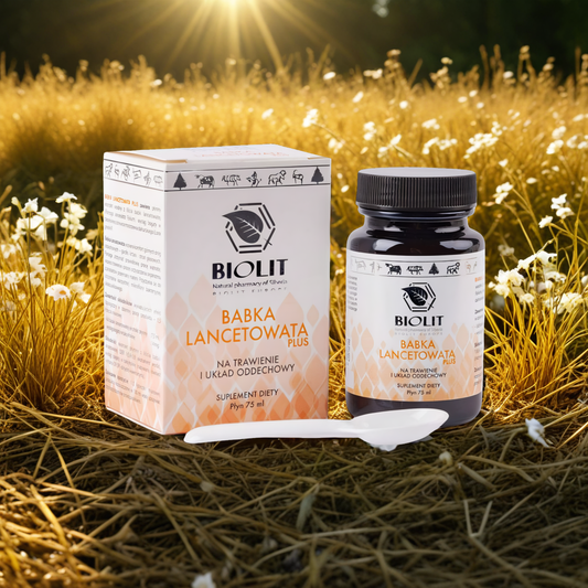 Babka lancetowata Plus BIOLIT - Na trawienie i układ oddechowy - 75 ml