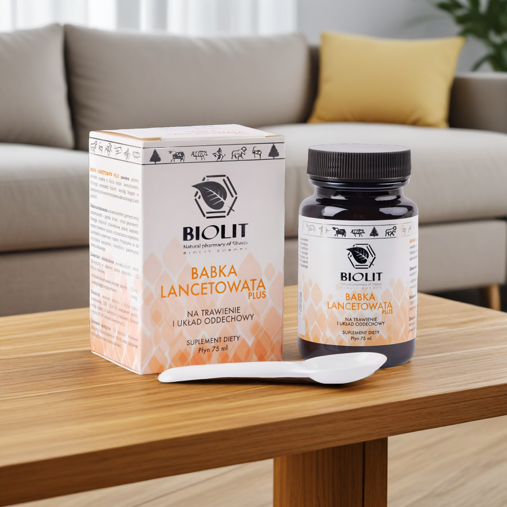 Babka lancetowata Plus BIOLIT - Na trawienie i układ oddechowy - 75 ml