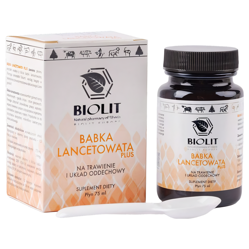 Babka lancetowata Plus BIOLIT - Na trawienie i układ oddechowy - 75 ml