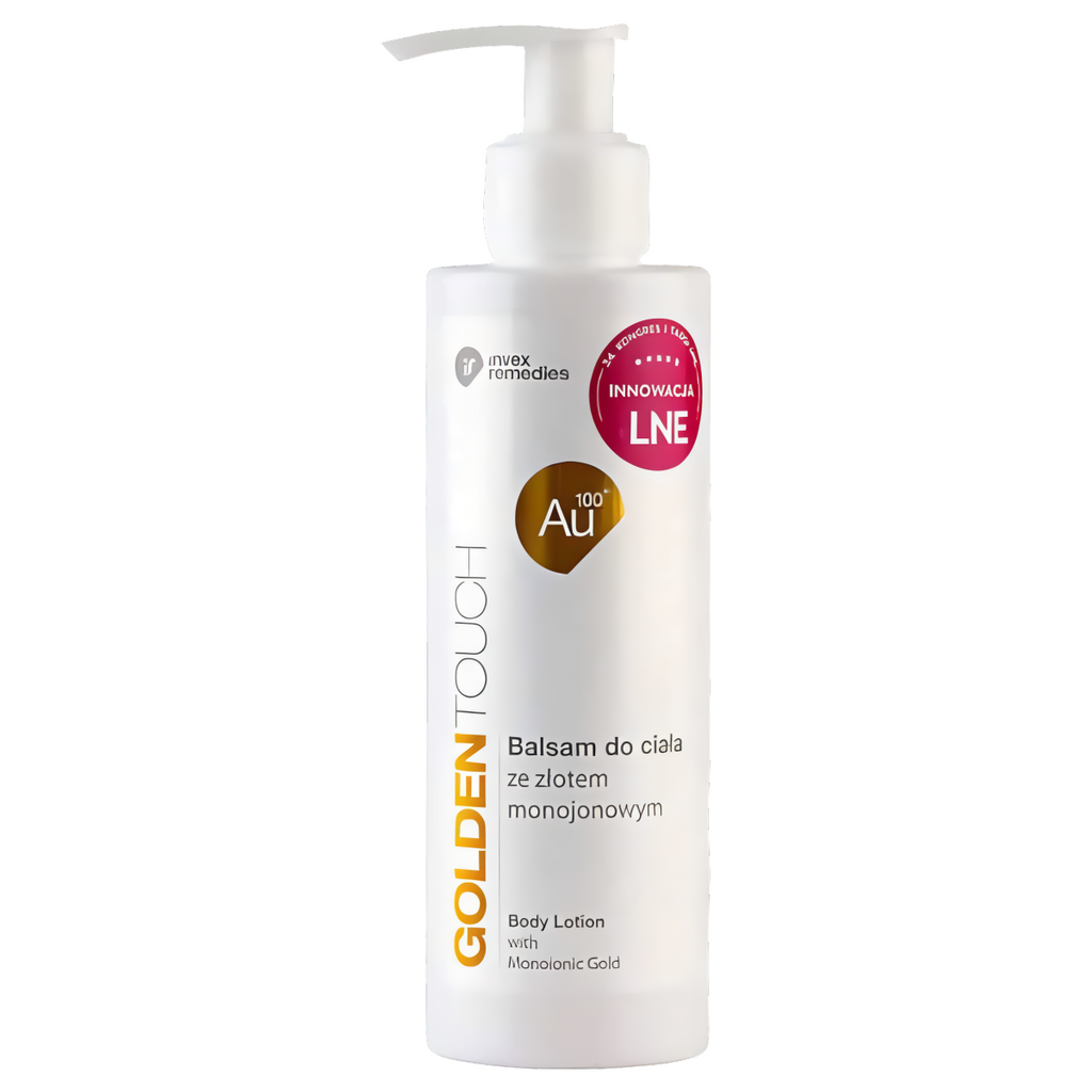 Balsam do ciała ze złotem monojonowym Au100 Invex Remedies - 200 ml
