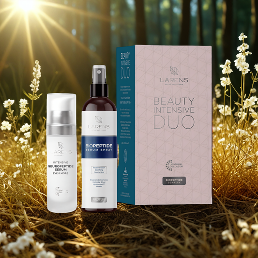 Beauty Intensive DUO LARENS WellU - Luksusowe serum pod oczy oraz serum peptydowe w sprayu