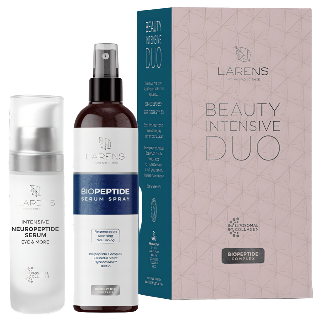 Beauty Intensive DUO LARENS WellU - Luksusowe serum pod oczy oraz serum peptydowe w sprayu