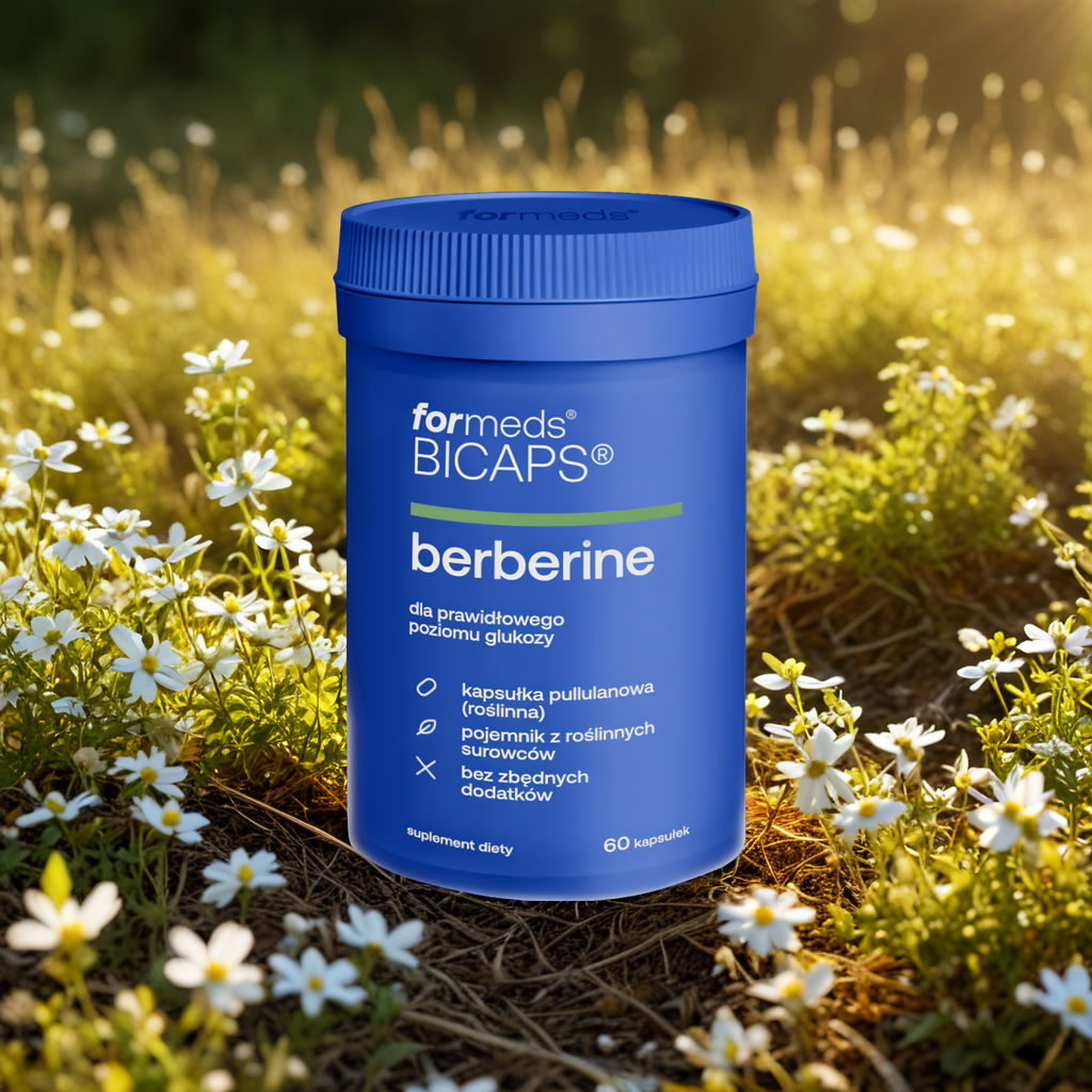 Berberine Formeds Bicaps - Dla prawidłowego poziomu glukozy - 60 kapsułek
