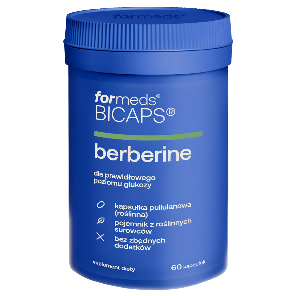Berberine Formeds Bicaps - Dla prawidłowego poziomu glukozy - 60 kapsułek