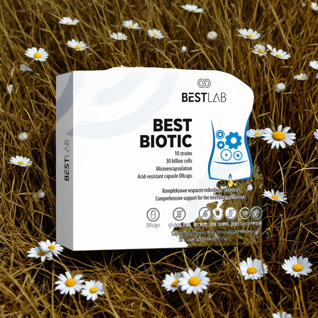 BestBiotic Best Lab - Kompleksowe wsparcie mikrobioty jelitowej - 30 kapsułek