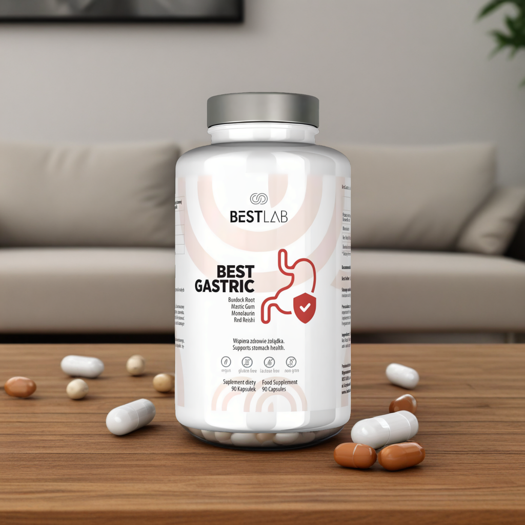 BestGastric Best Lab - Wspiera zdrowie żołądka - 90 kapsułek