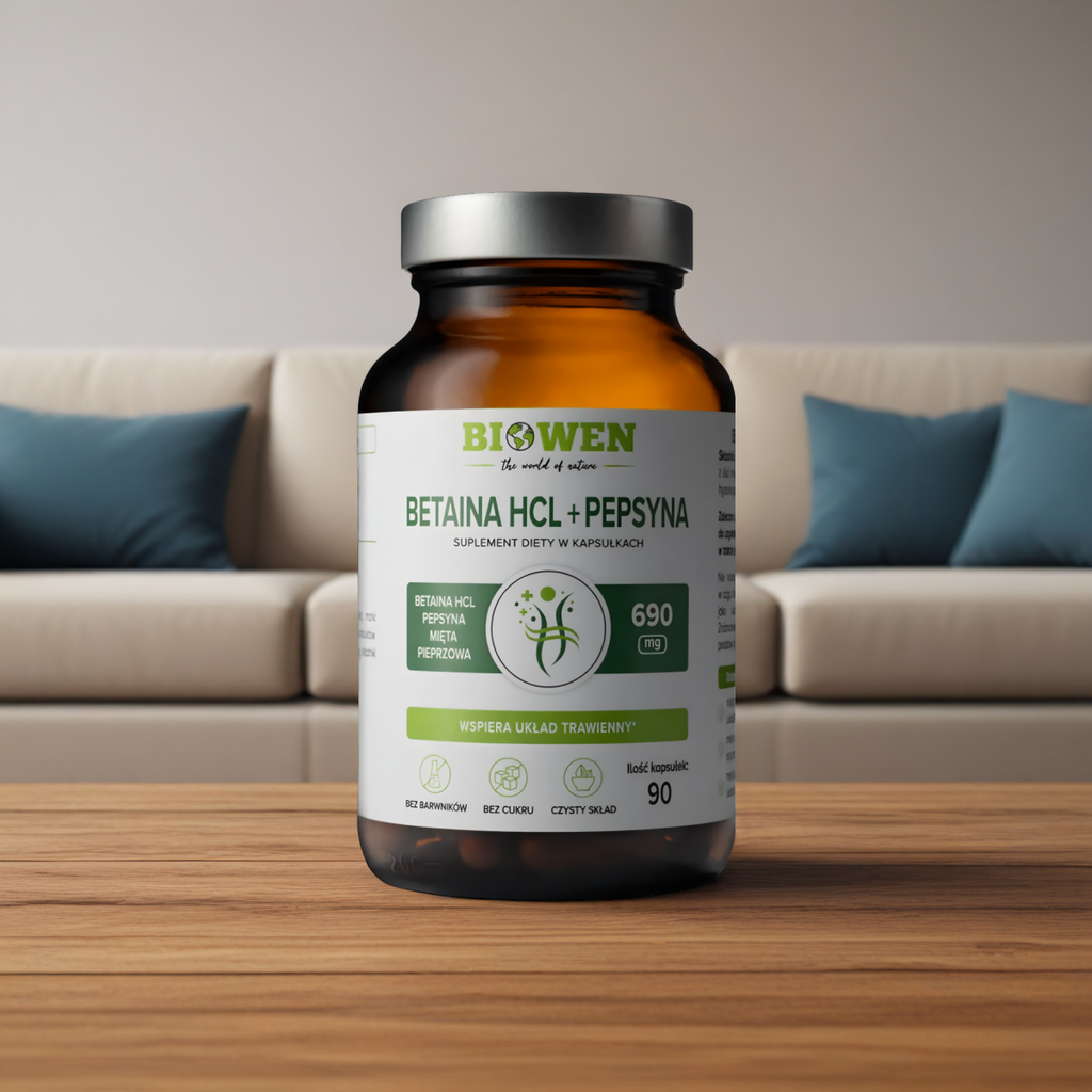 Betaina HCL Biowen - 90 kapsułek