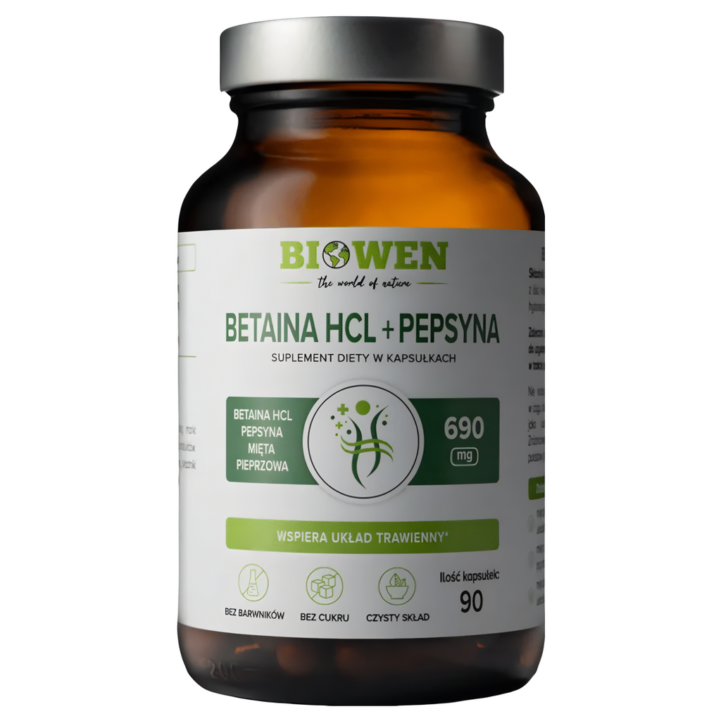 Betaina HCL Biowen - 90 kapsułek