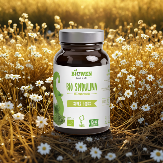 BIO spirulina Biowen - Wparcie podczas detoksu - 120g w proszku