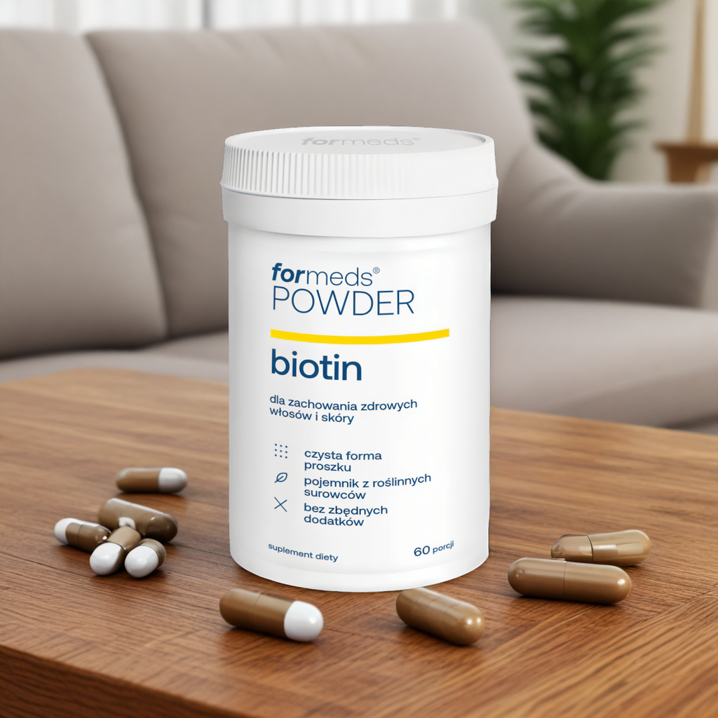 Biotin powder Formeds - wsparcie organizmu - 60 porcji