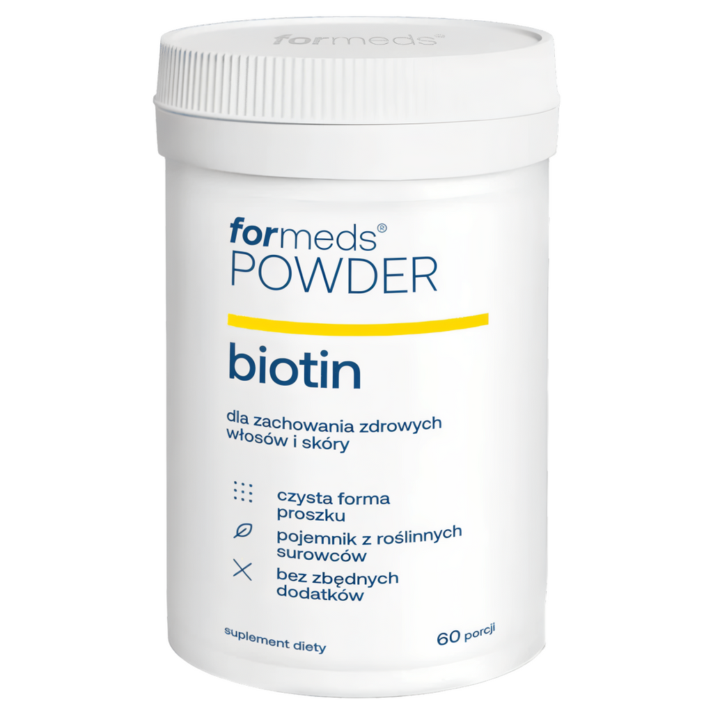 Biotin powder Formeds - wsparcie organizmu - 60 porcji