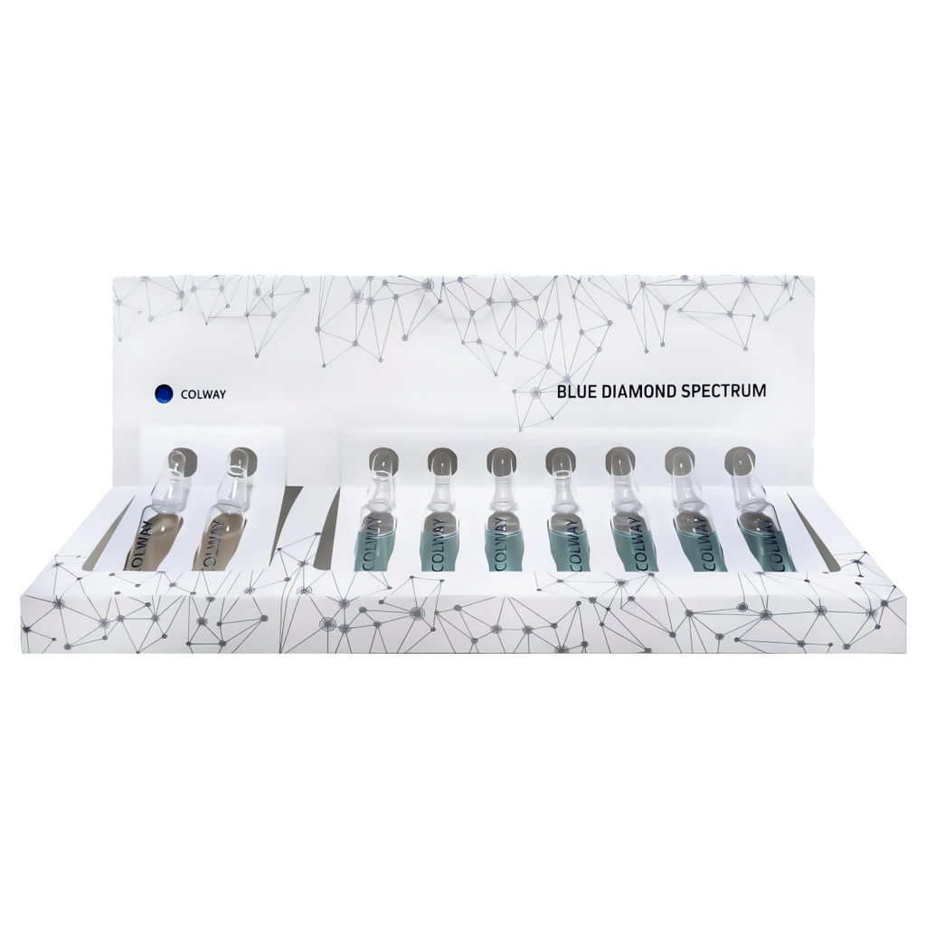 Blue Diamond Spectrum Colway - Zestaw do dwuetapowej regeneracji i liftingu skóry - 9 x 2 ml