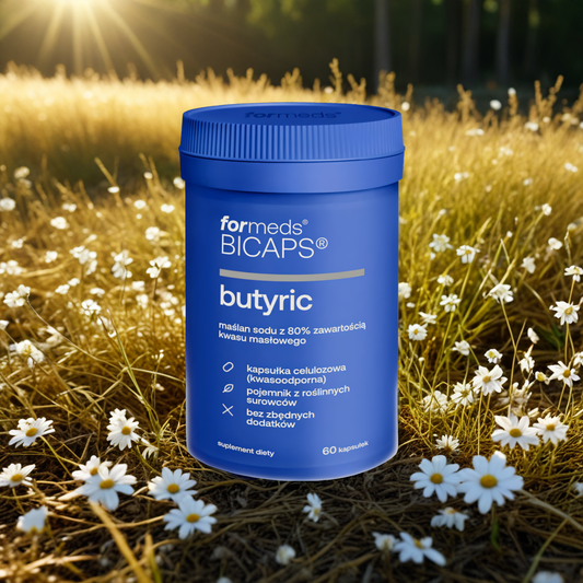 Butyric Formeds Bicaps - Maślan sodu z 80% zawartością kwasu masłowego - 60 kapsułek