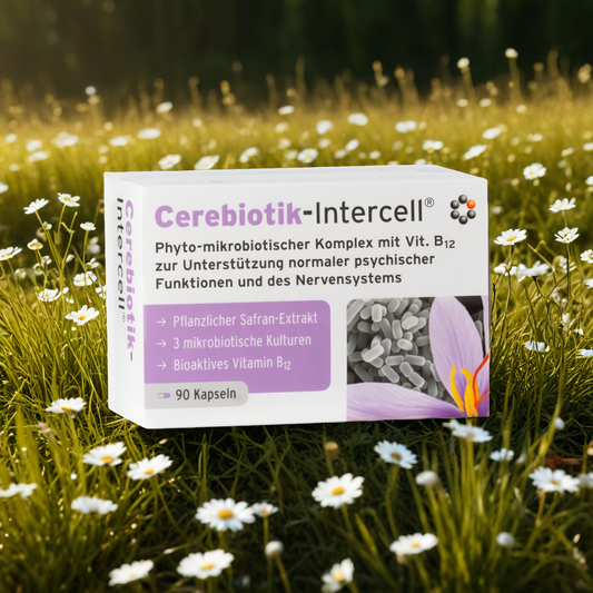 Cerebiotik intercell Mitopharma - Wsparcie dla umysłu i układu nerwowego - 90 kapsułek