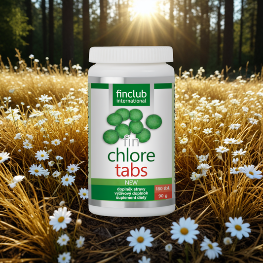 Chloretabs Finclub - Alga Chlorella - 180 tabletek