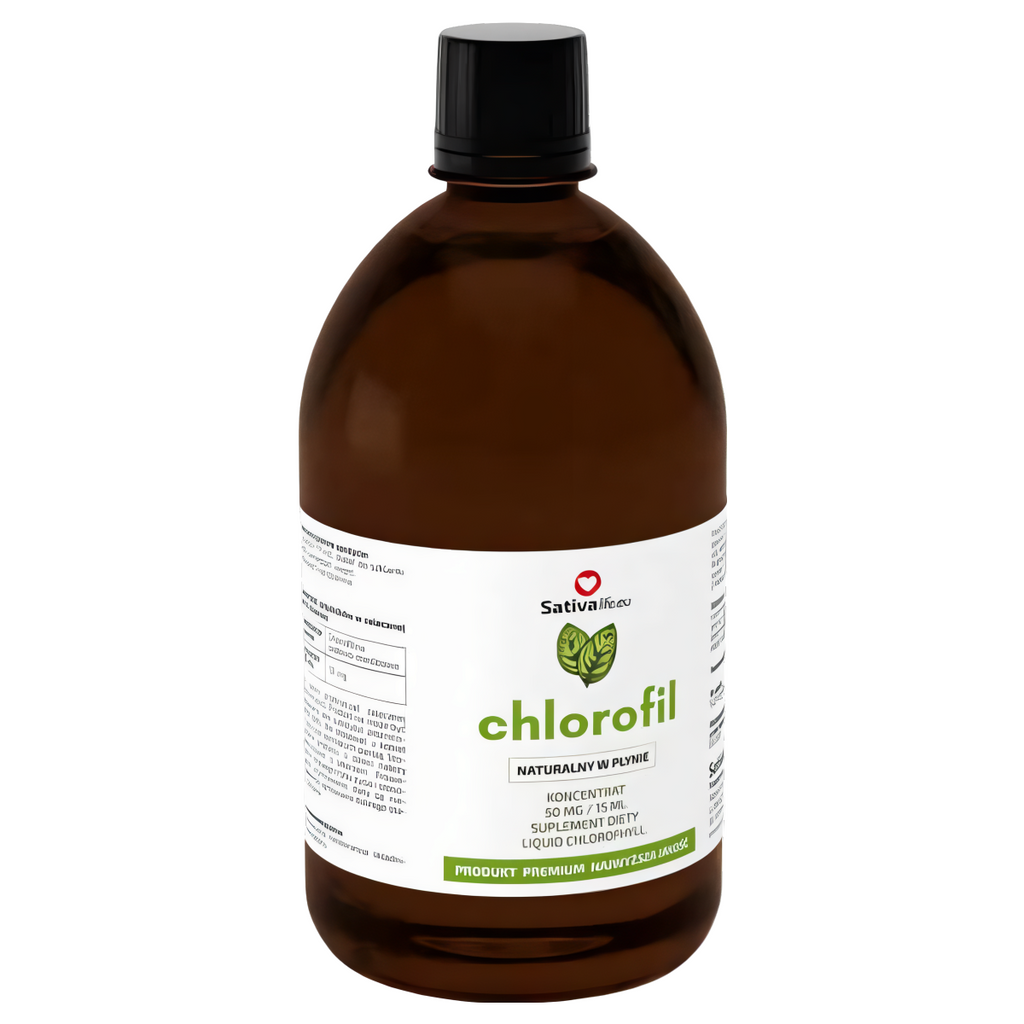 Chlorofil w płynie Sativa Life - Naturalne wsparcie organizmu - 500 ml