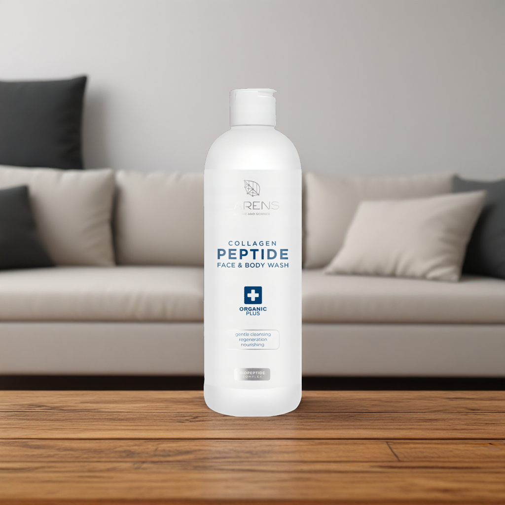 Collagen Peptide Face, Body Wash LARENS WellU - Żel do mycia skóry twarzy i ciała - 210 ml