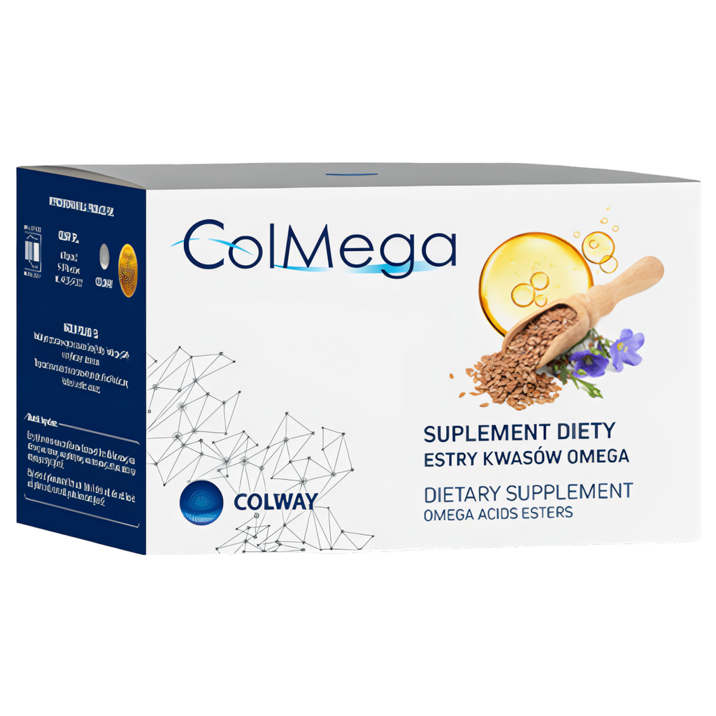 ColMega Colway - Estry Kwasów Omega - 60 kapsułek