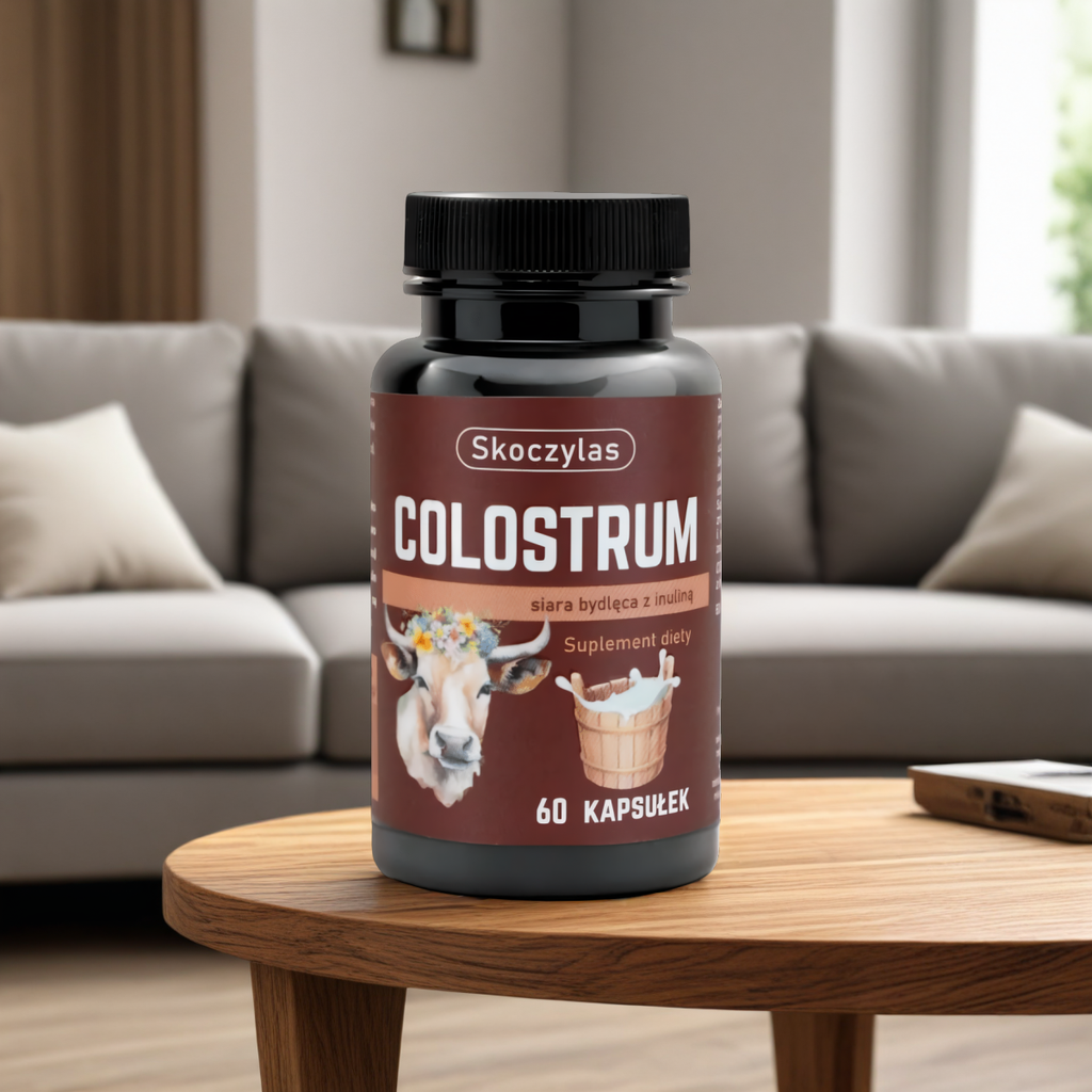 Colostrum bydlęce Skoczylas - Siara bydlęca z inuliną - 60 kapsułek