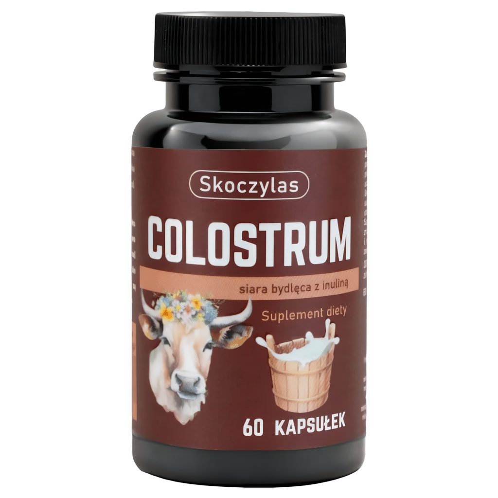 Colostrum bydlęce Skoczylas - Siara bydlęca z inuliną - 60 kapsułek
