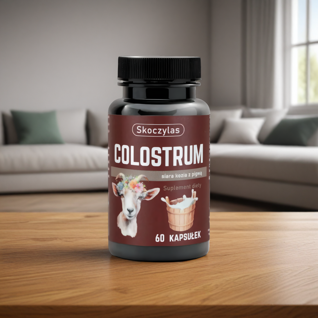 Colostrum kozie Skoczylas - Siara kozia z pigwą - 60 kapsułek