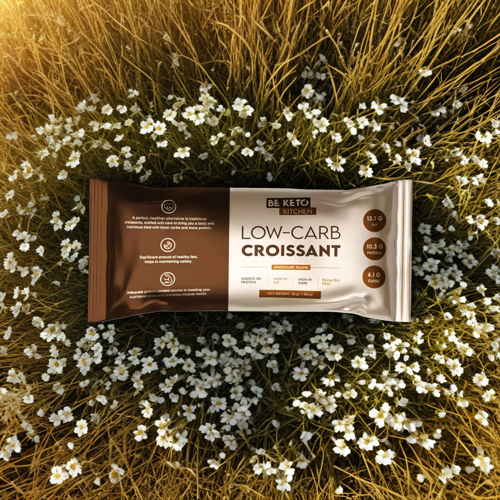 Croissant BeKeto - Bogaty w białko i błonnik - Różne smaki (Smak: naturalny)
