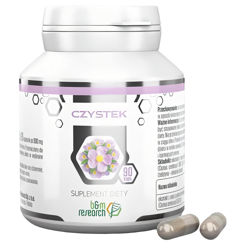 Czystek Ekstrakt ziołowy 300 mg Botamed - Naturalne źródło antyoksydantów - 90 kapsułek