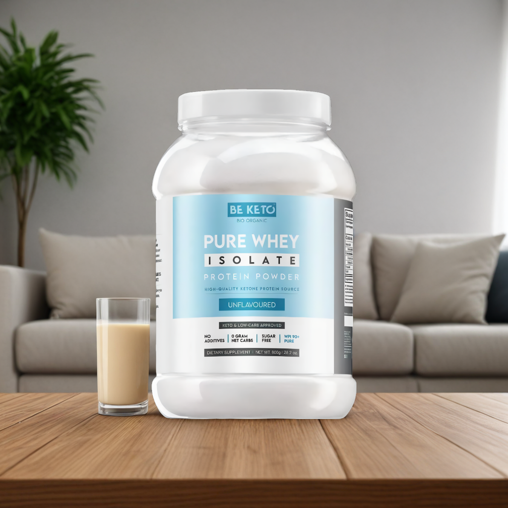 Czysty Izolat Białka BeKeto Bezsmakowy 800 g - Białko bez dodatków i cukrów
