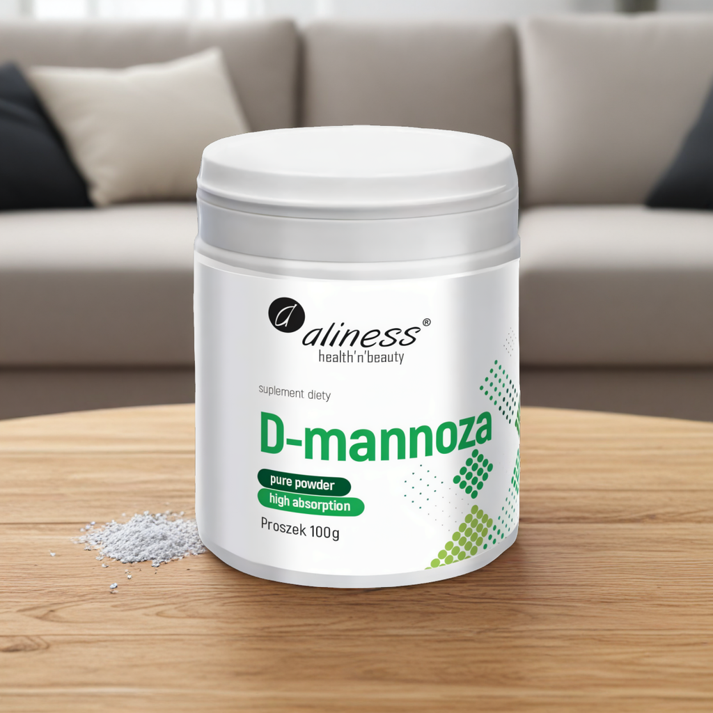D-mannoza Aliness - Sześciowęglowy cukier prosty - 100 g proszek