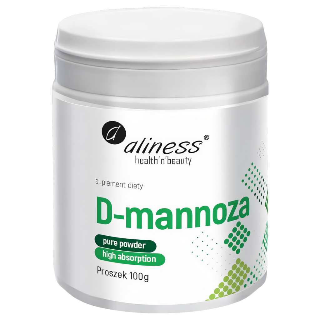D-mannoza Aliness - Sześciowęglowy cukier prosty - 100 g proszek