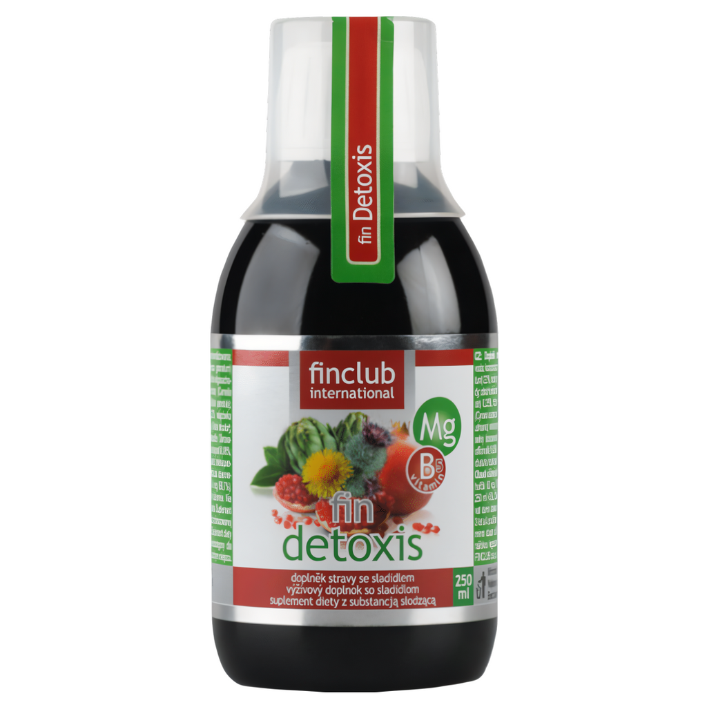 Detoxis Finclub - Ekstrakt z 9 ziół z magnezem i inuliną - 250 ml
