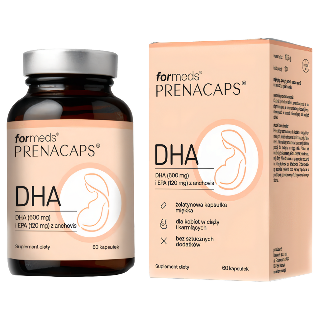 DHA Formeds Prenacaps - Dla wsparcia prawidłowego rozwoju Twojego dziecka - 60 kapsułek