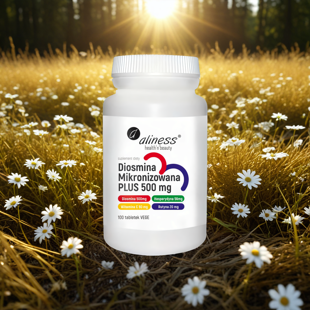 Diosmina mikronizowana PLUS 500 mg Aliness - 100 tabletek