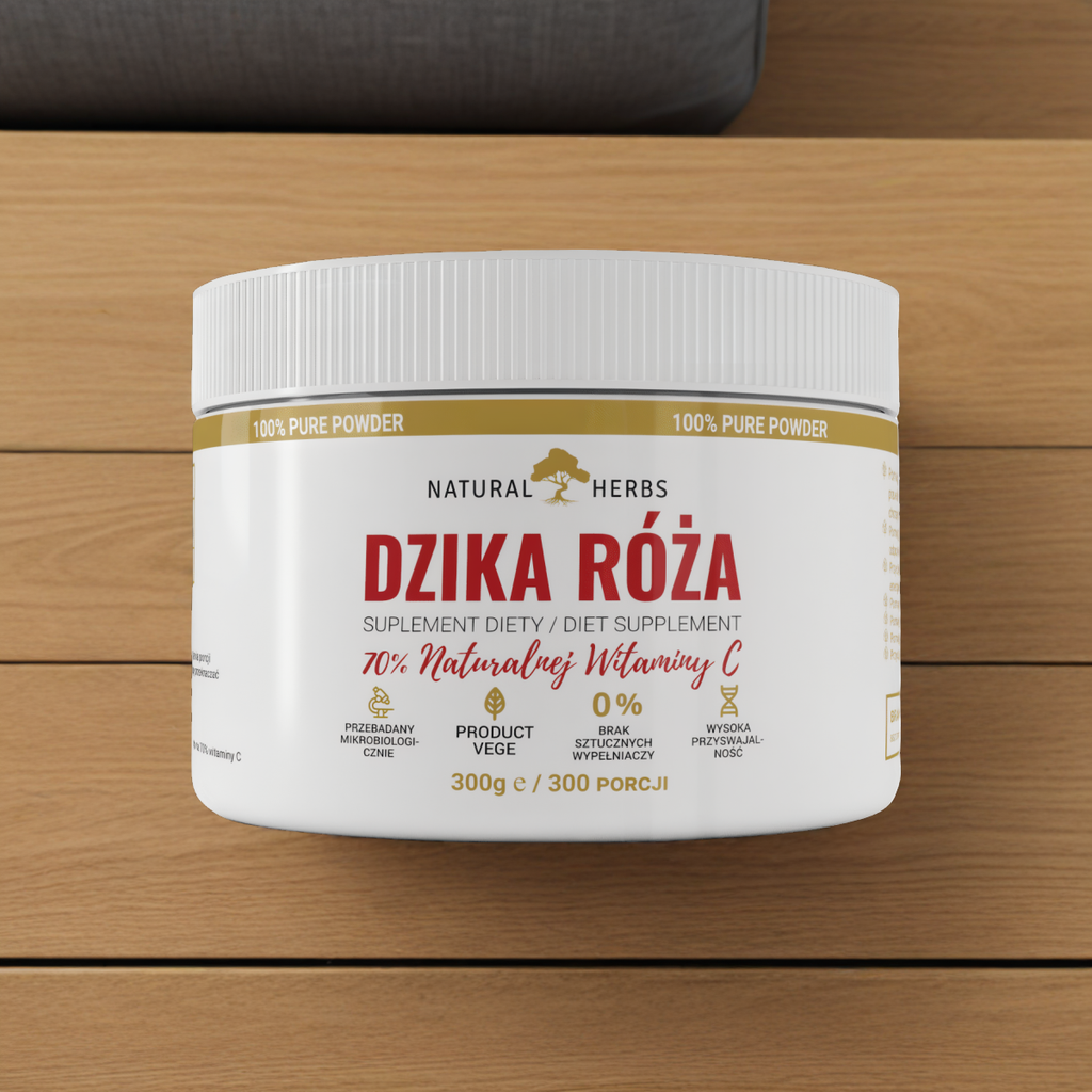 Dzika róża Alto Pharma - Moc witaminy C i ekstraktu z dzikiej róży - 300g w proszku