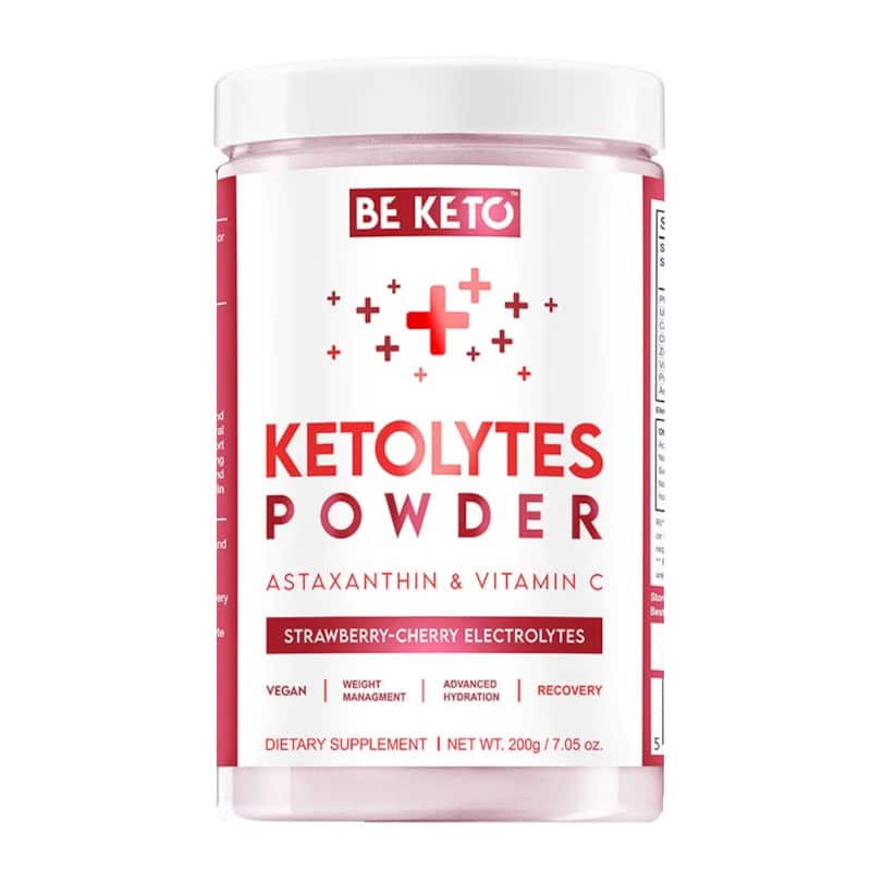 Elektrolity Ketolytes w proszku BeKeto - Różne smaki - 200 g (Smak: wisnia-truskawka)