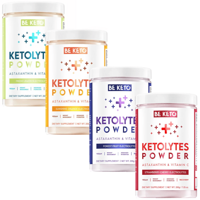 Elektrolity Ketolytes w proszku BeKeto - Różne smaki - 200 g (Smak: swieza-cytryna)