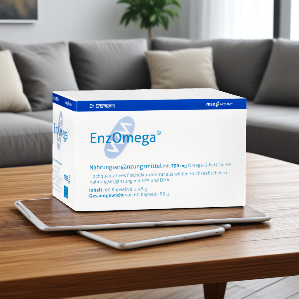 EnzOmega MSE mitopharma - Czyste kwasy omega-3 - 60 kapsułki