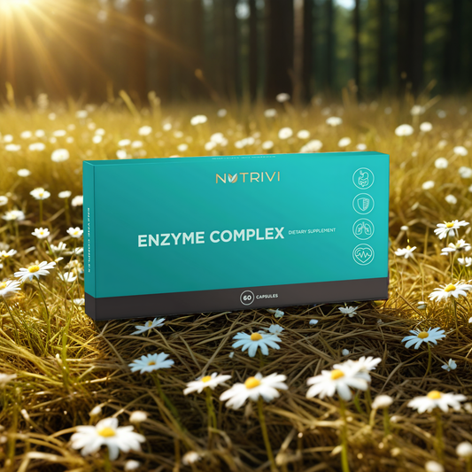 Enzyme Complex NUTRIVI WellU - Duet enzymów proteolitycznych: bromelainy i papainy - 60 kapsułek